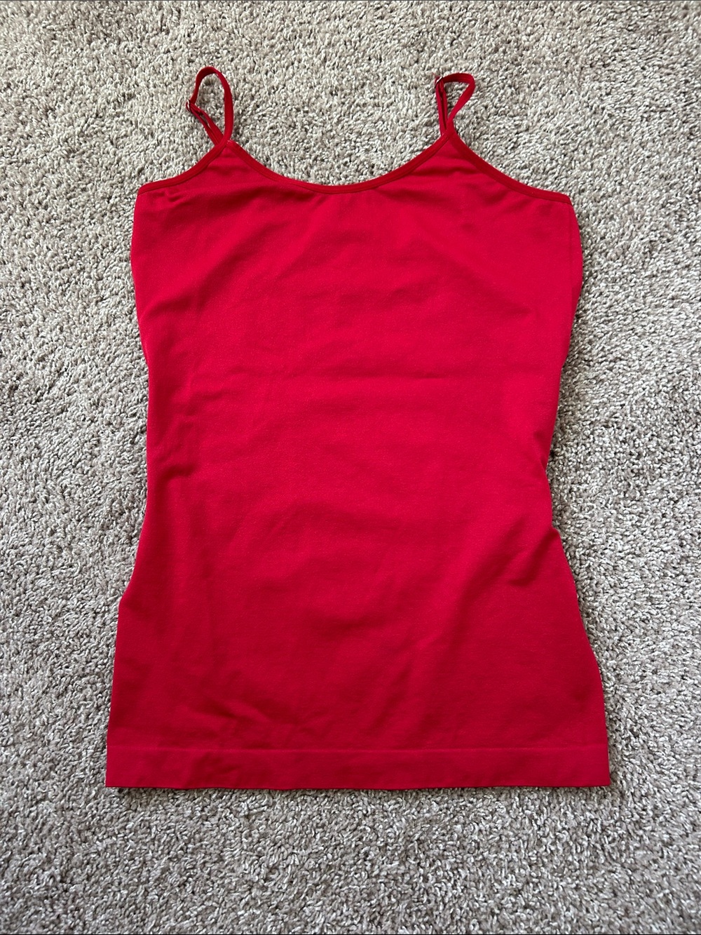 Cherry 🍒 Red Spaghetti Strap Cami Tank Top